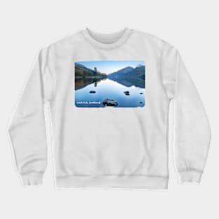 Loch Eck in Blue Crewneck Sweatshirt